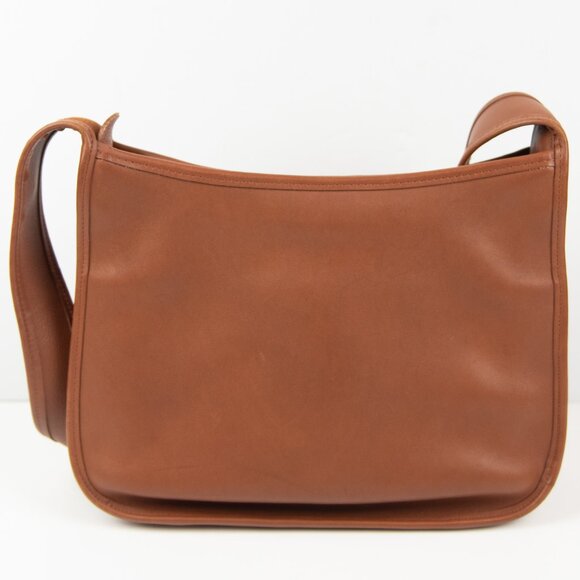 Vintage Coach Taft Bag 9980 Leather Purse Crossbody Bag British Tan EUC - Picture 3 of 12